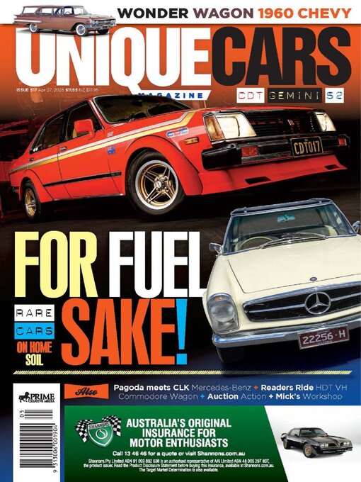 Cover image for Unique Cars Australia
